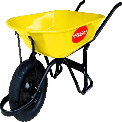 CARRETILLA 76 LITROS R1000 RUEDA MACIZA HERRAGRO (1000)